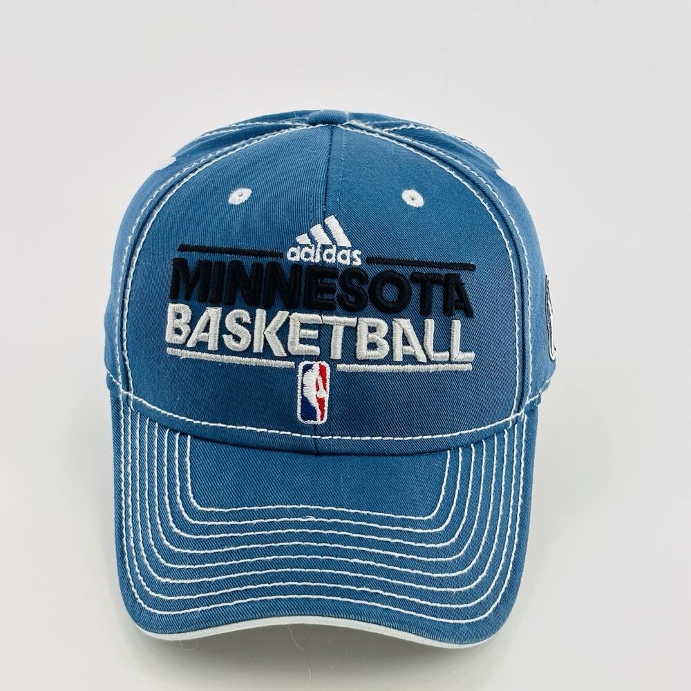 Minnesota Timberwolves Blue NBA Basketball Clima Adidas Cap Hat Adjustable